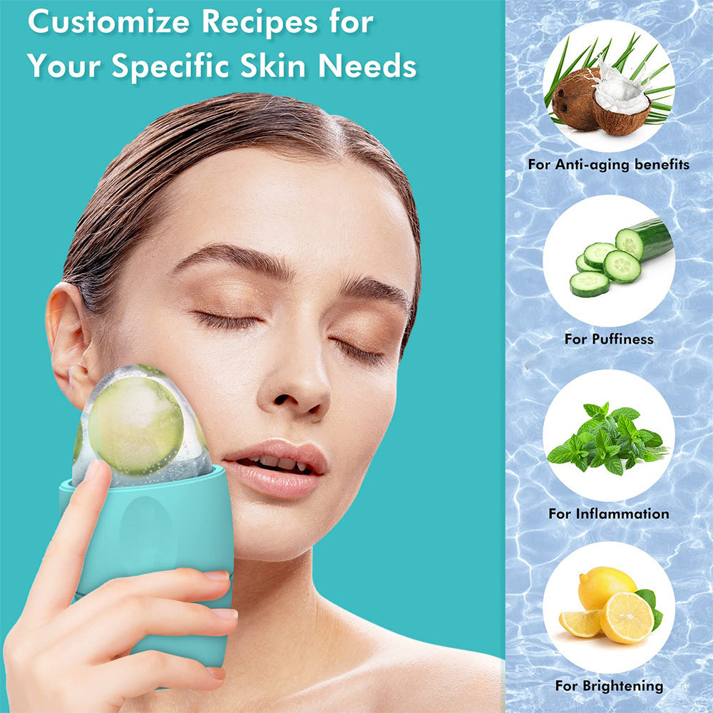 Silicone Ice Face Roller – Pore Tightening, Dark Circle Reduction & Skin Refresh Tool