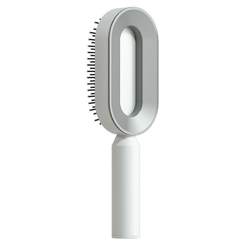 ✨ Self-Cleaning Hairbrush with Scalp Massage – Anti-Static, Pain-Free Detangling for All Hair Types ✨