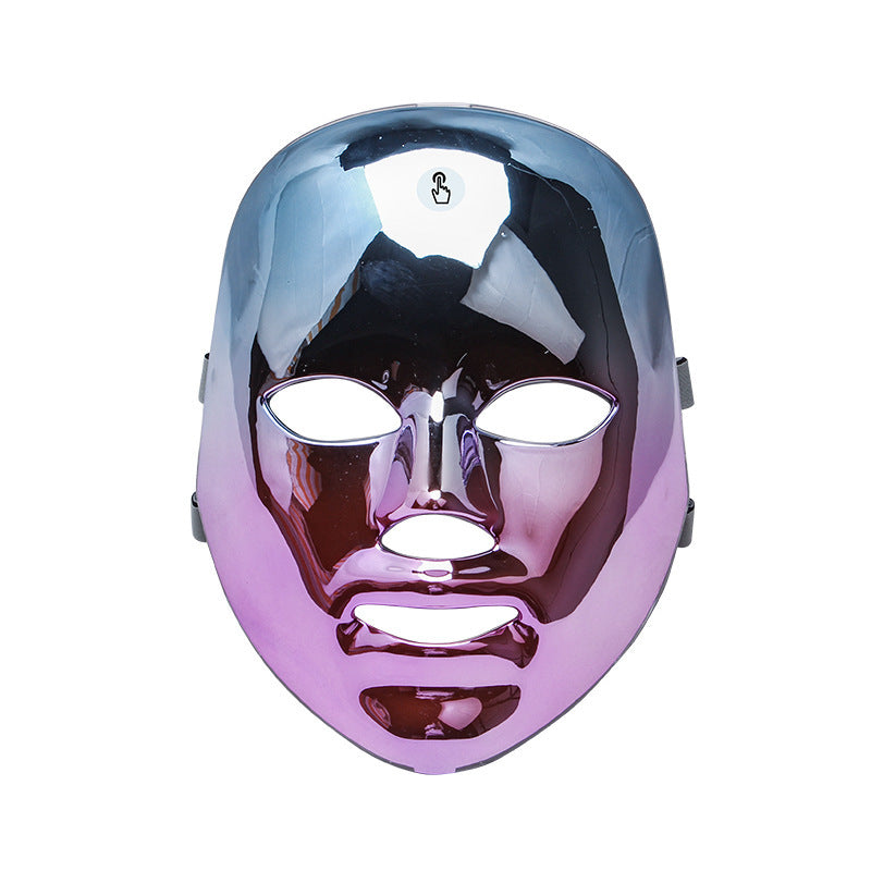 LED Rechargeable Face Mask for Acne & Freckles | Multi-Color LED Light Therapy Mask for Skin Care & Rejuvenation