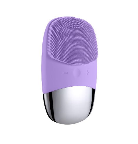 Mini Electric Silicone Face Cleansing Brush – Waterproof Sonic Facial Massager for Deep Pore Cleaning & Radiant Skin