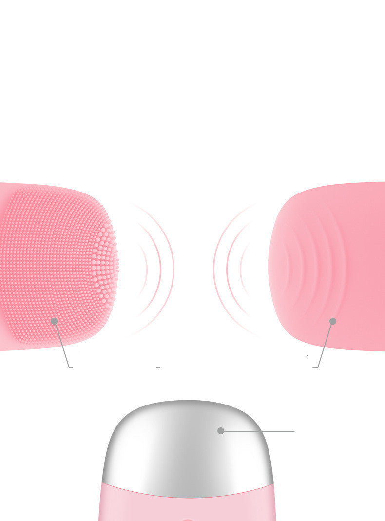 ✨ Mini Sonic Silicone Face Cleansing Brush – Deep Clean, Glow Everyday! ✨