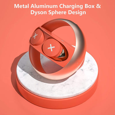 True Wireless Noise-Cancelling Earbuds – Waterproof Bluetooth Headphones with Star Loop Design