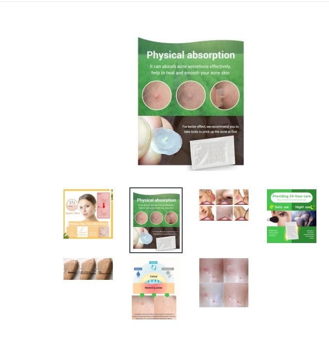Tea Tree Acne Patches – Ultra-Thin, Scar-Fading & Fast-Healing Spot Treatment