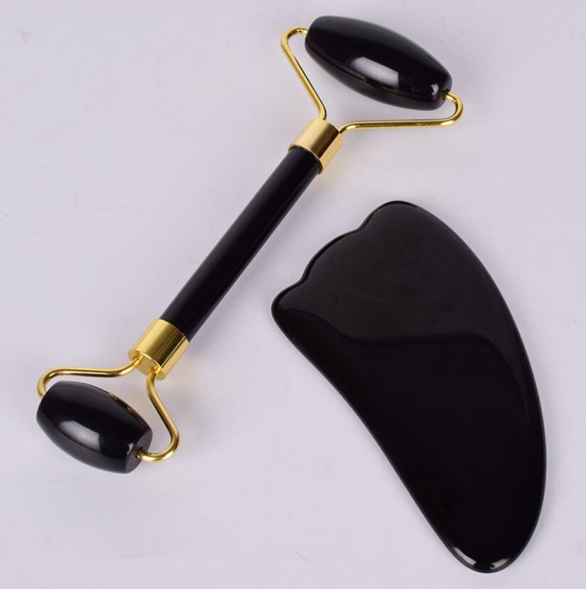 Jade Roller & Gua Sha Set – Natural Facial Massager for Anti-Ageing & Skin Glow