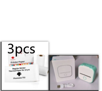 Phomemo T02 Portable Mini Bluetooth Thermal Printer – Inkless Pocket Printer for Photos, Notes & Labels