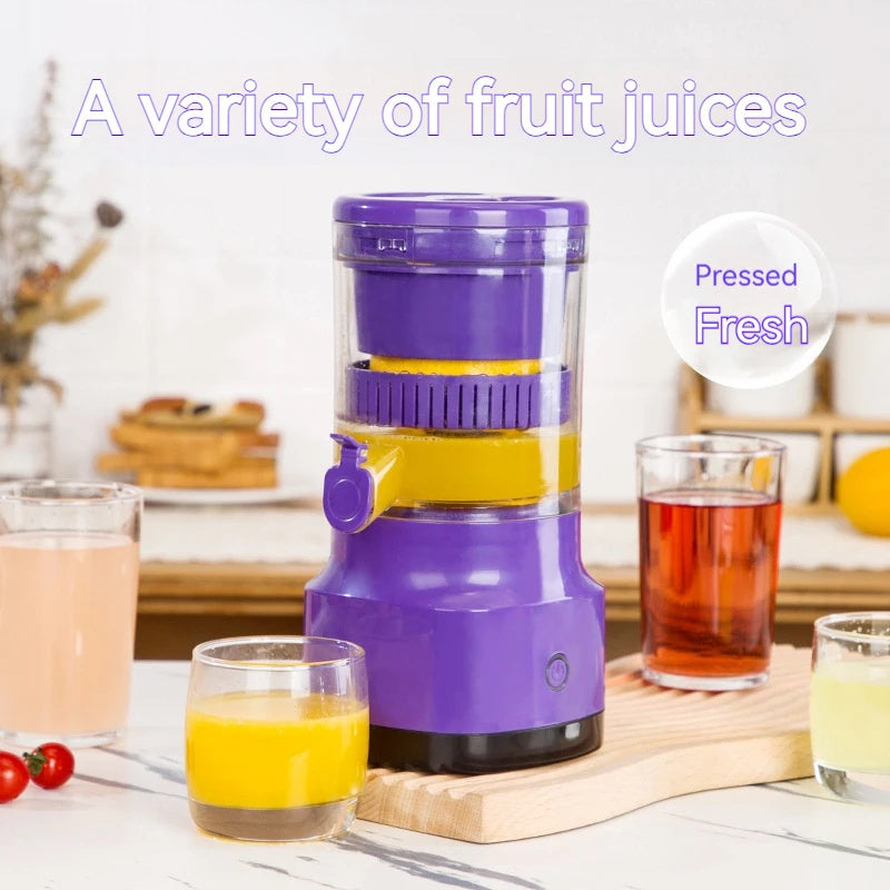 USB Rechargeable Electric Citrus Juicer – Portable Orange & Lemon Squeezer for Fresh Juice at Home or On-the-Go