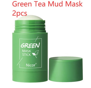 Green Tea Clay Mask Stick – Oil Control, Anti-Acne, Whitening & Seaweed Skin Care