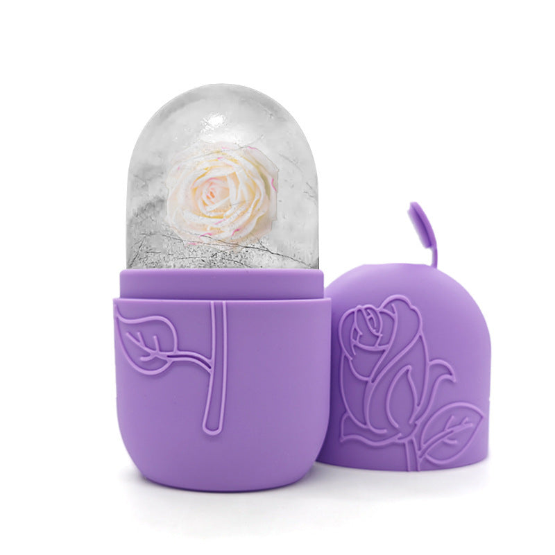 Facial Ice Roller & Massager – Skin Cooling Tool for Puffiness, Inflammation & Glowing Complexion"