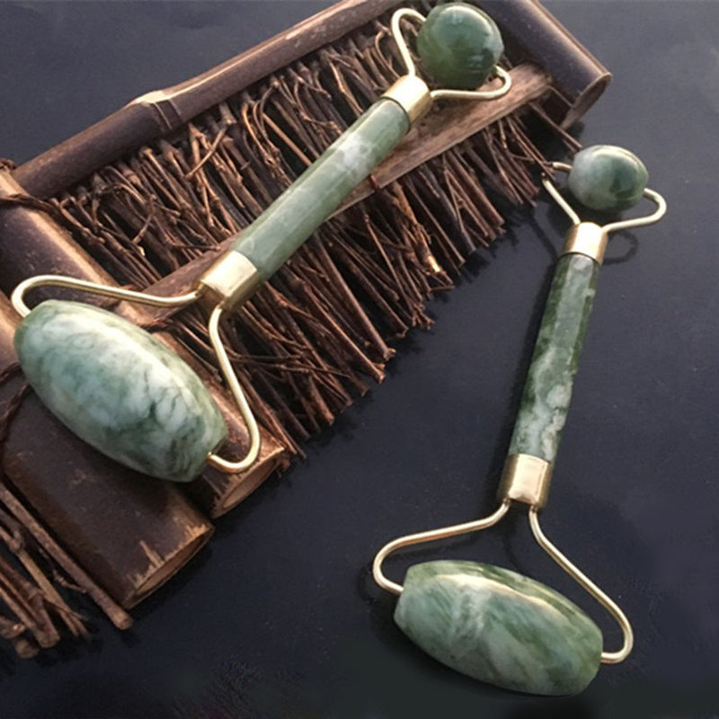 Jade Roller & Gua Sha Set – Natural Facial Massager for Anti-Ageing & Skin Glow