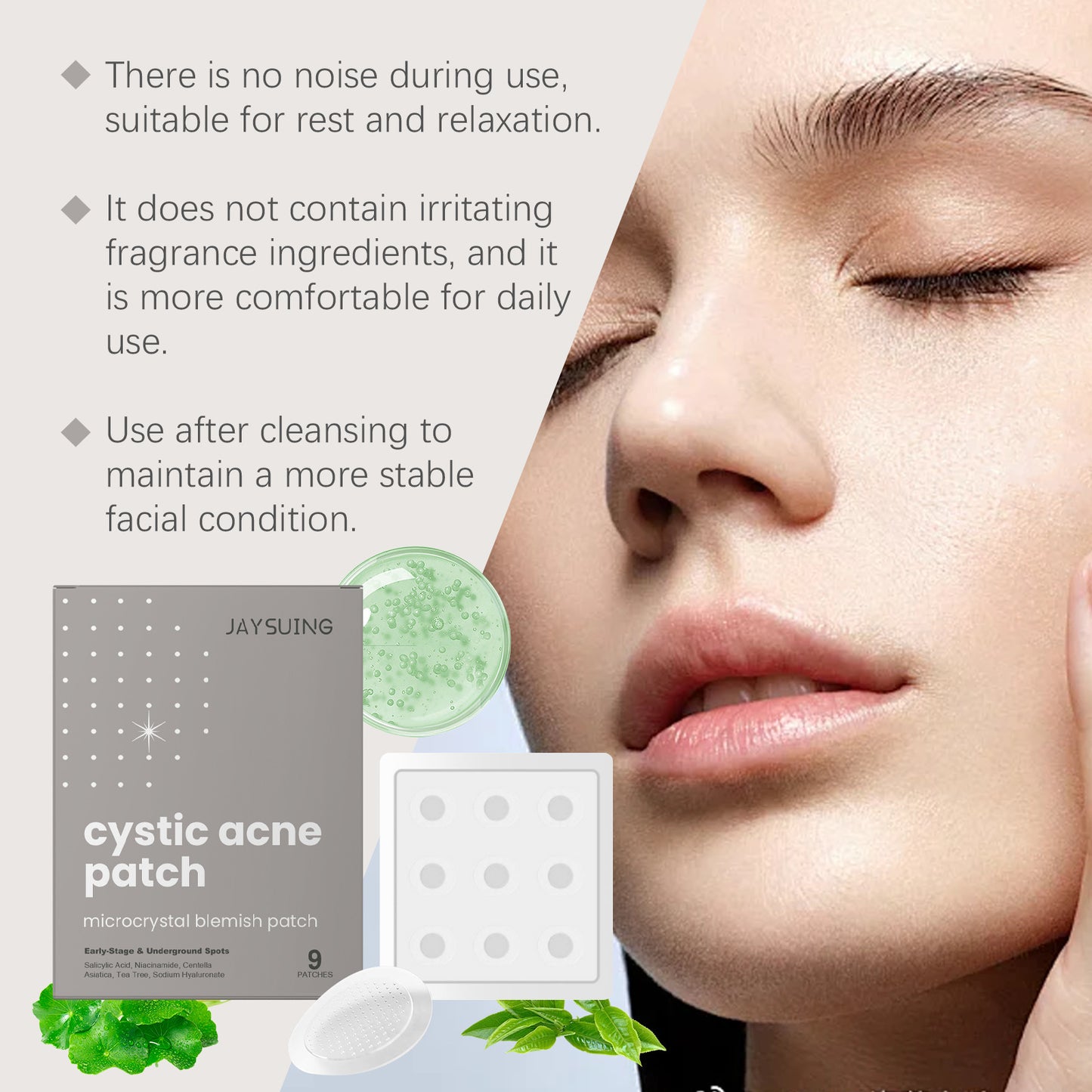 Acne Repair Micro Needle Patch – Tea Tree & Centella Rapid Blemish Solution (9 Patches)