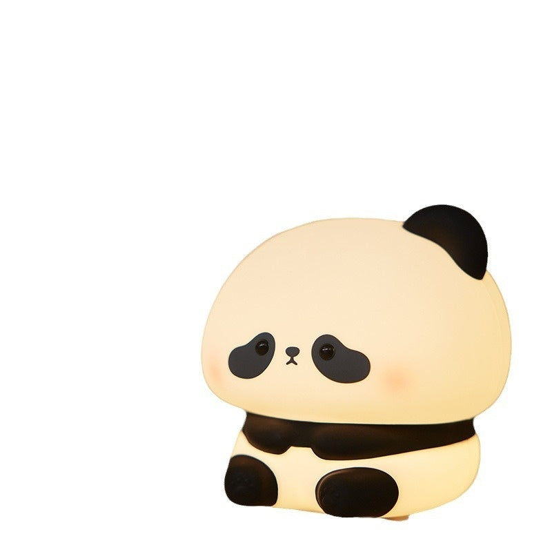 Adorable Panda LED Night Light – Rechargeable Silicone Touch Lamp with Colour Modes & Timer for Kids’ Bedrooms