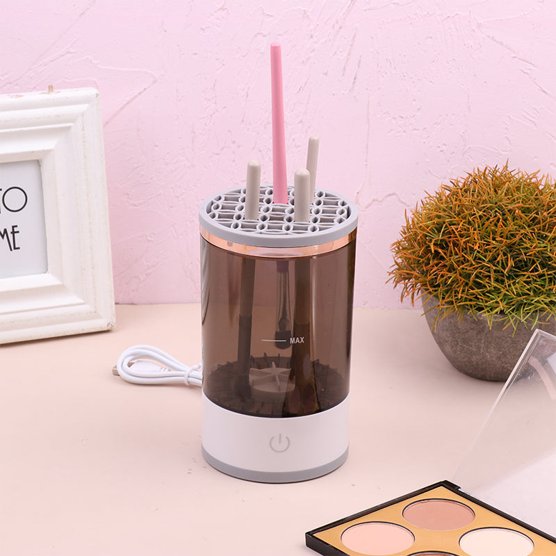 ✨ Portable Electric Makeup Brush Cleaner – USB Rechargeable & Travel-Friendly