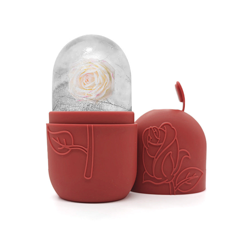 Facial Ice Roller & Massager – Skin Cooling Tool for Puffiness, Inflammation & Glowing Complexion"