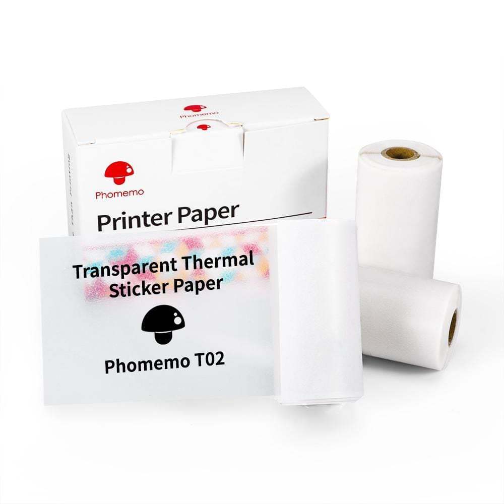 Phomemo T02 Portable Mini Bluetooth Thermal Printer – Inkless Pocket Printer for Photos, Notes & Labels