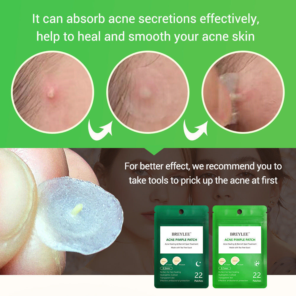 Tea Tree Acne Patches – Ultra-Thin, Scar-Fading & Fast-Healing Spot Treatment