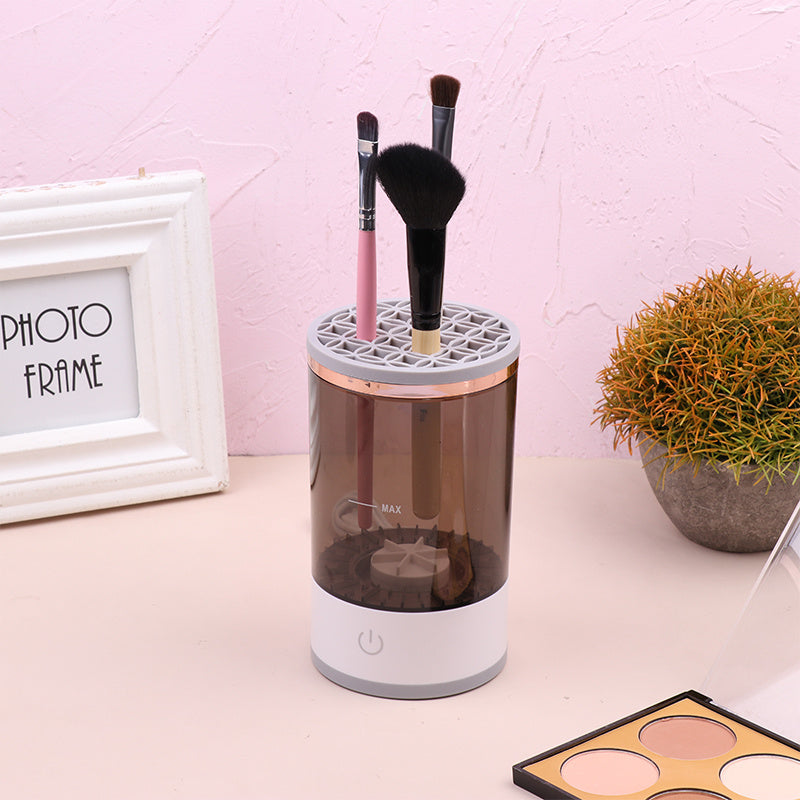 ✨ Portable Electric Makeup Brush Cleaner – USB Rechargeable & Travel-Friendly