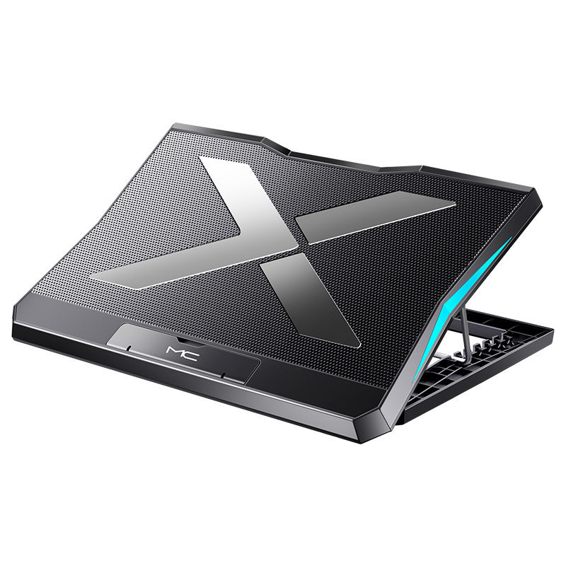 Foldable Laptop Cooling Stand with 6 Fans – Adjustable USB-Powered Radiator Base for Notebooks & Ultrabooks