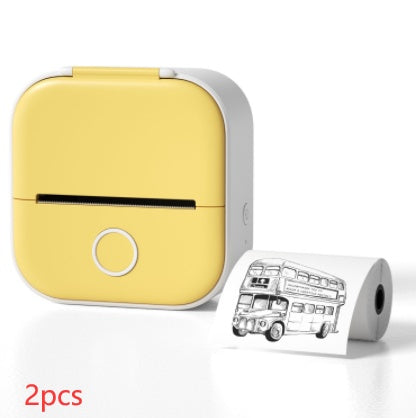 Phomemo T02 Portable Mini Bluetooth Thermal Printer – Inkless Pocket Printer for Photos, Notes & Labels
