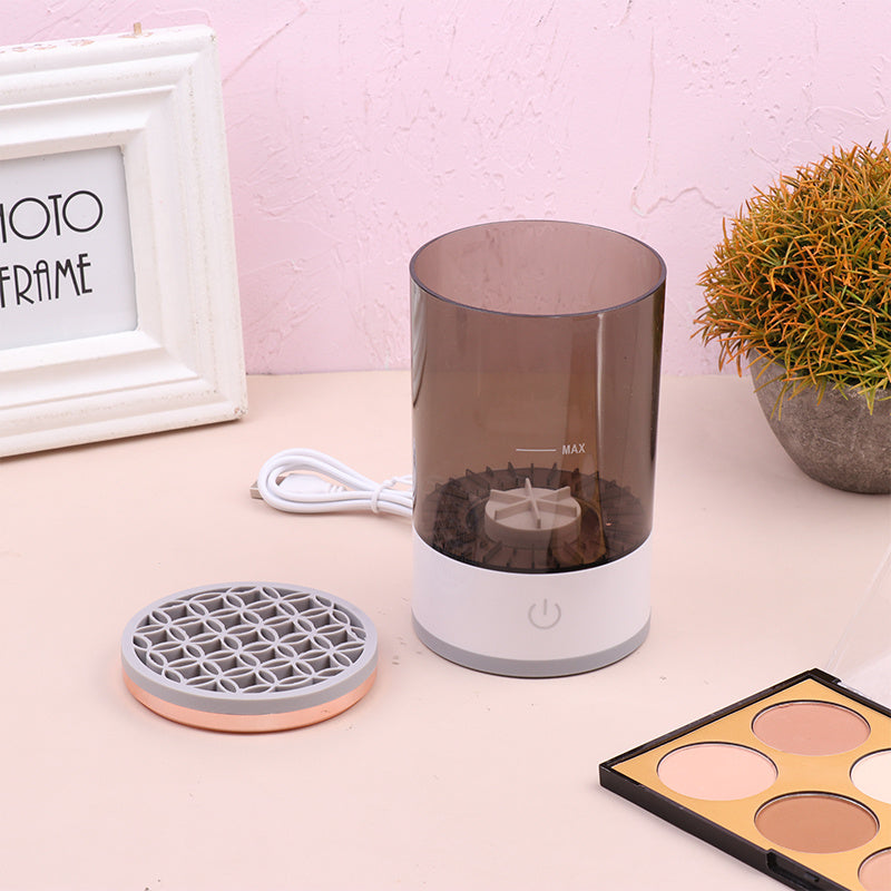 ✨ Portable Electric Makeup Brush Cleaner – USB Rechargeable & Travel-Friendly