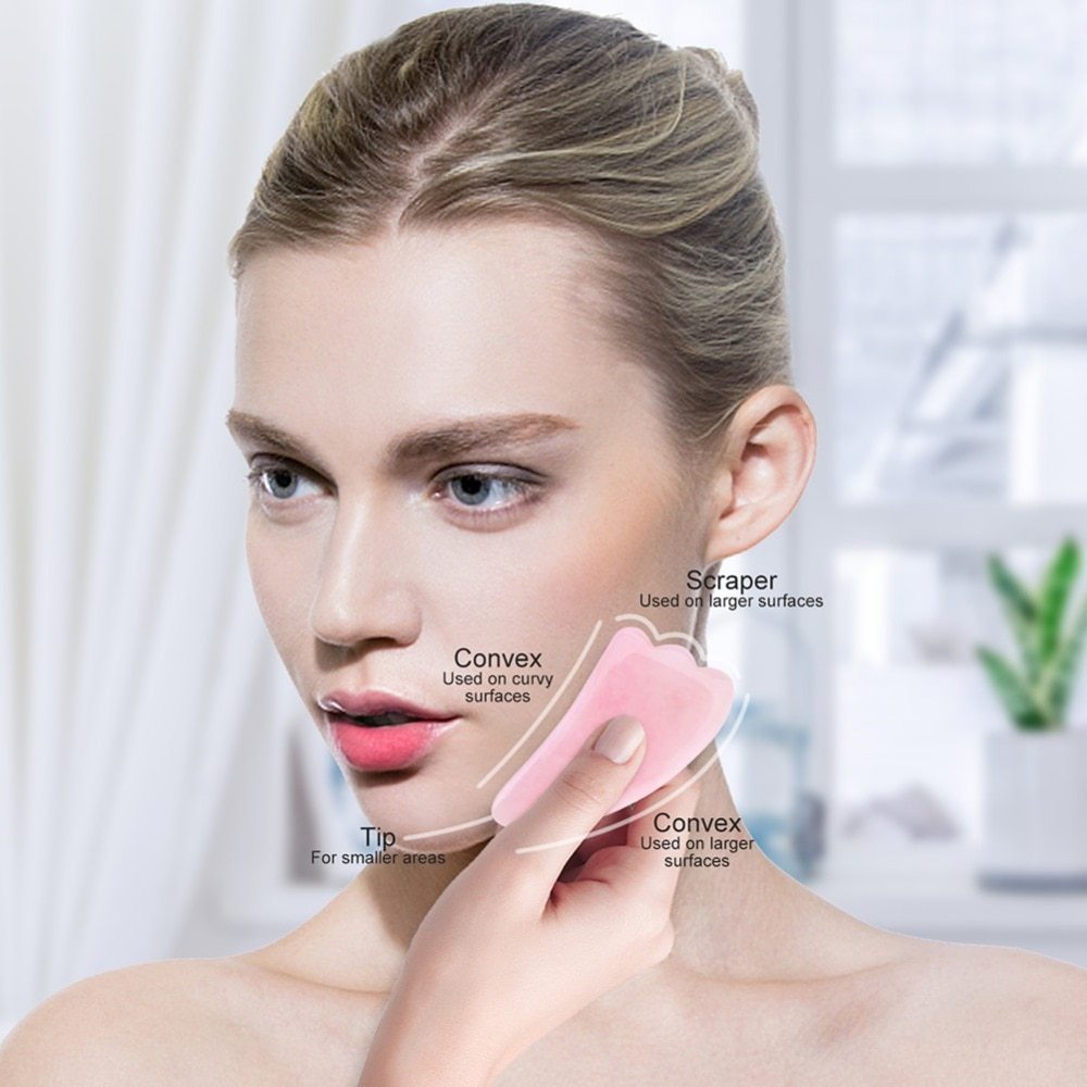Jade Roller & Gua Sha Set – Natural Facial Massager for Anti-Ageing & Skin Glow