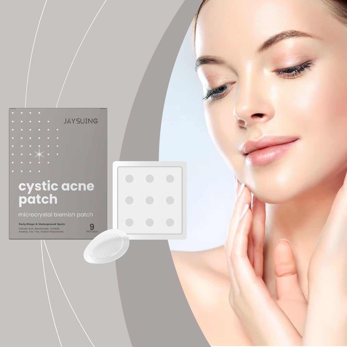 Acne Repair Micro Needle Patch – Tea Tree & Centella Rapid Blemish Solution (9 Patches)