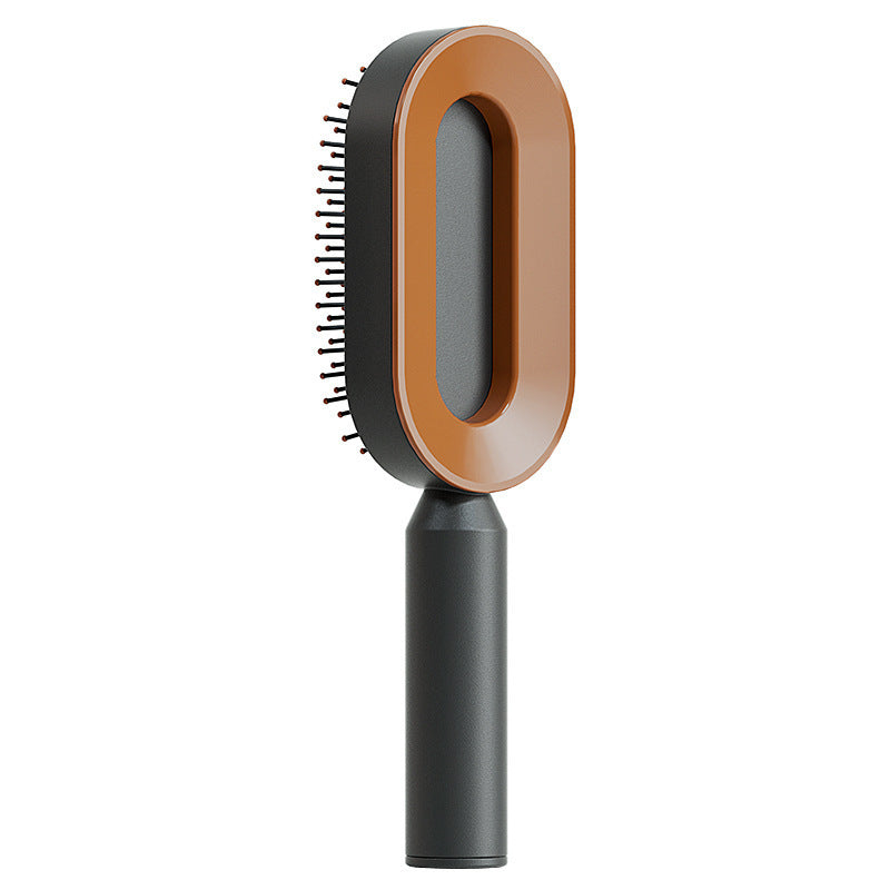 ✨ Self-Cleaning Hairbrush with Scalp Massage – Anti-Static, Pain-Free Detangling for All Hair Types ✨