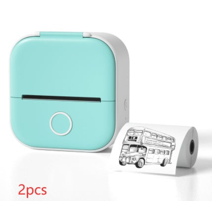 Phomemo T02 Portable Mini Bluetooth Thermal Printer – Inkless Pocket Printer for Photos, Notes & Labels