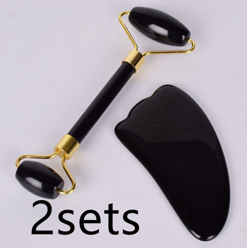 Jade Roller & Gua Sha Set – Natural Facial Massager for Anti-Ageing & Skin Glow