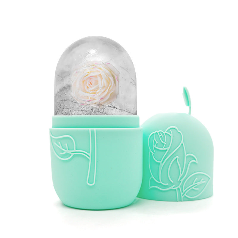 Facial Ice Roller & Massager – Skin Cooling Tool for Puffiness, Inflammation & Glowing Complexion"