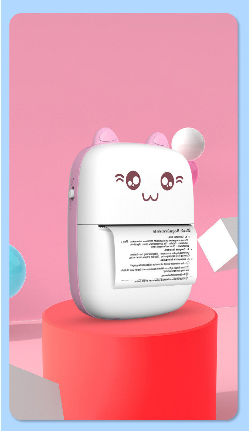 Portable Bluetooth Mini Printer – Instant Photos, Notes & Labels Anytime, Anywhere
