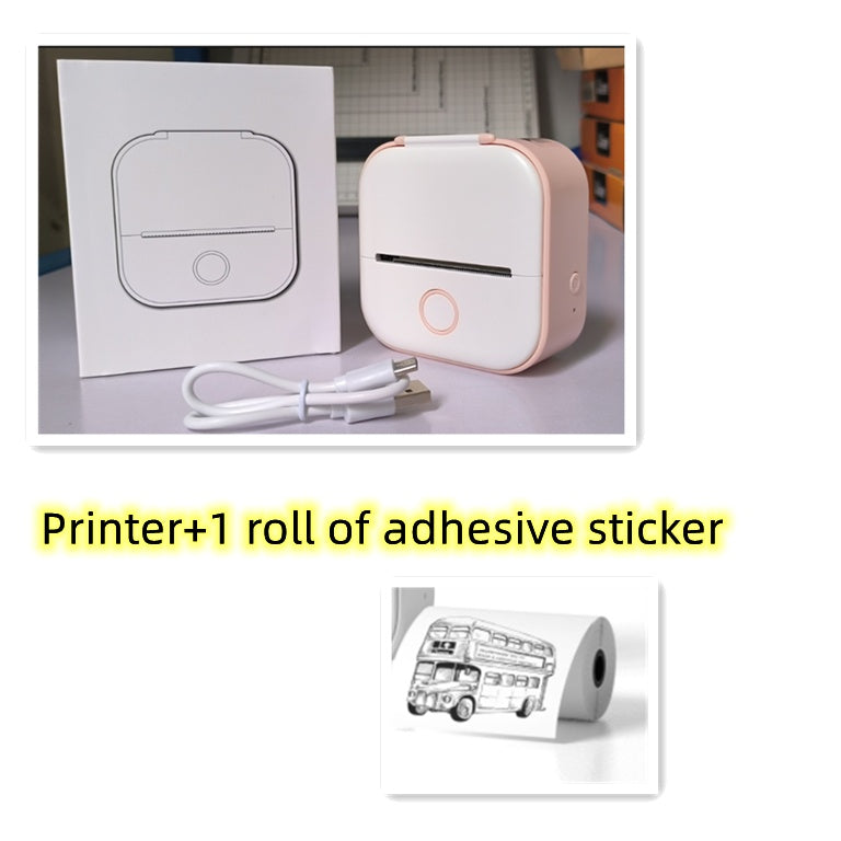 Phomemo T02 Portable Mini Bluetooth Thermal Printer – Inkless Pocket Printer for Photos, Notes & Labels