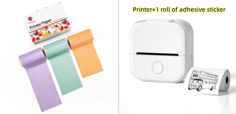 Phomemo T02 Portable Mini Bluetooth Thermal Printer – Inkless Pocket Printer for Photos, Notes & Labels