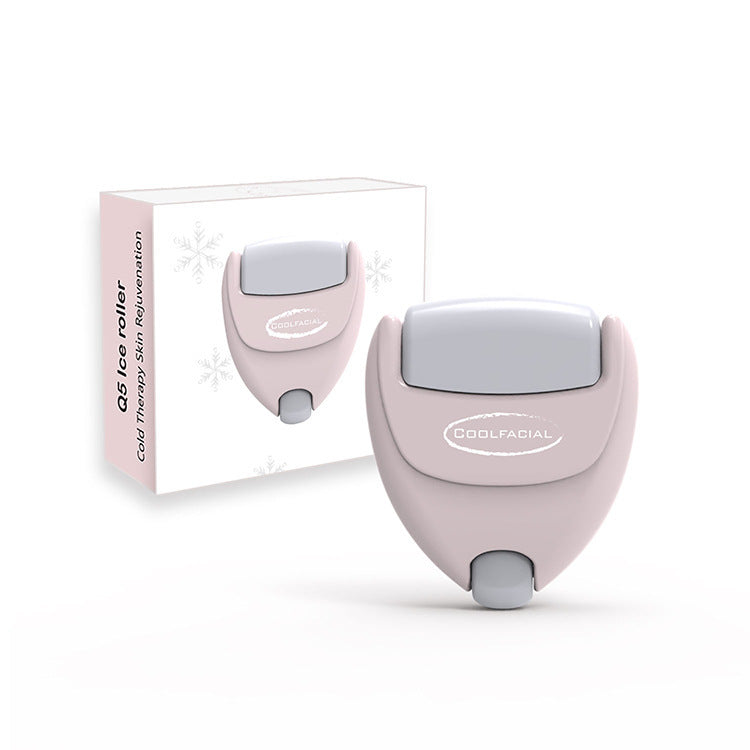 Heart-Shaped Ice Roller – Cooling Face & Eye Massager for Puffiness & Pore Care