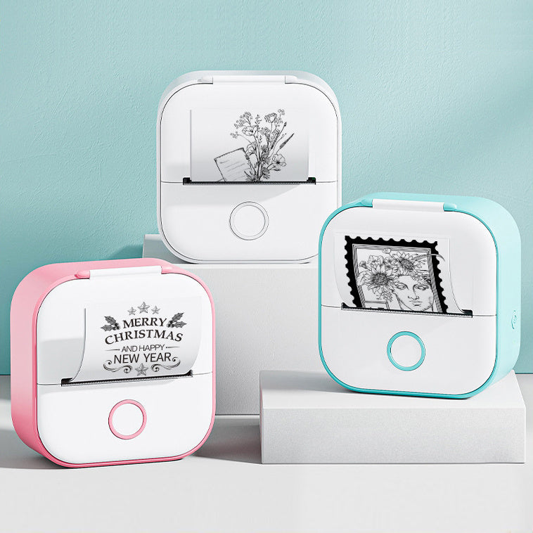 Phomemo T02 Portable Mini Bluetooth Thermal Printer – Inkless Pocket Printer for Photos, Notes & Labels
