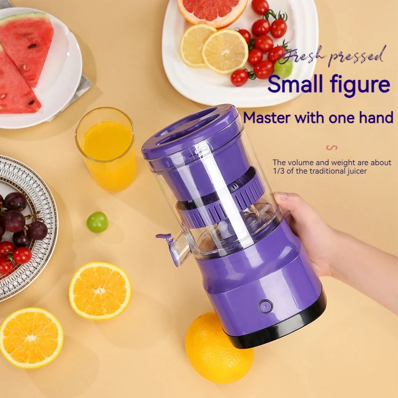 USB Rechargeable Electric Citrus Juicer – Portable Orange & Lemon Squeezer for Fresh Juice at Home or On-the-Go