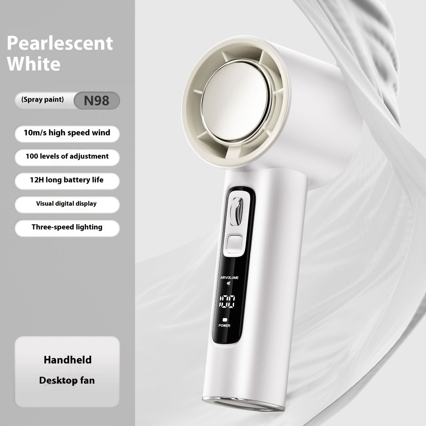 High-speed Handheld USB Mini Portable Charging Turbo Fan