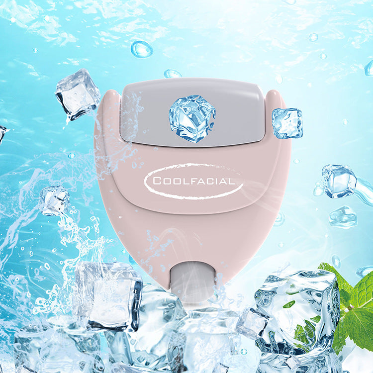 Heart-Shaped Ice Roller – Cooling Face & Eye Massager for Puffiness & Pore Care