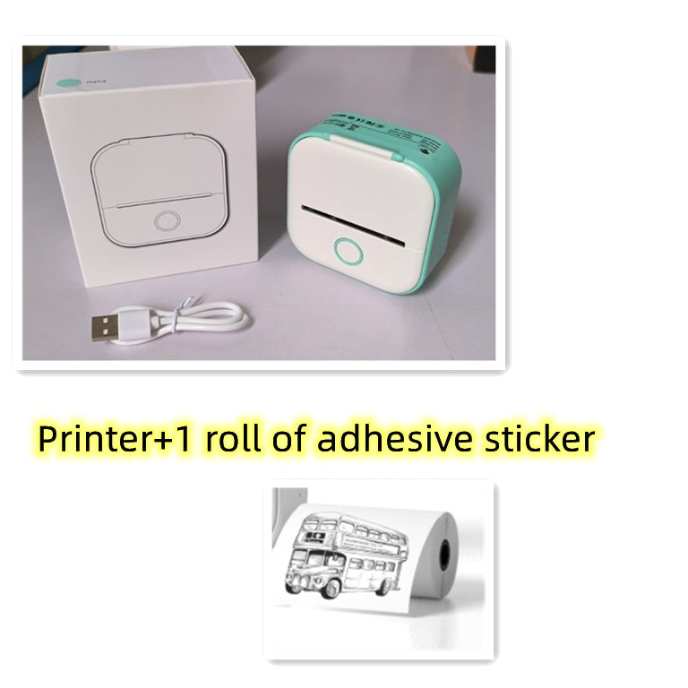 Phomemo T02 Portable Mini Bluetooth Thermal Printer – Inkless Pocket Printer for Photos, Notes & Labels