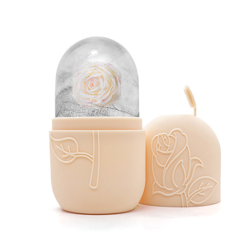 Facial Ice Roller & Massager – Skin Cooling Tool for Puffiness, Inflammation & Glowing Complexion"