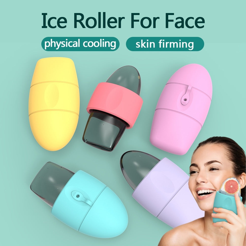 Silicone Ice Face Roller – Pore Tightening, Dark Circle Reduction & Skin Refresh Tool