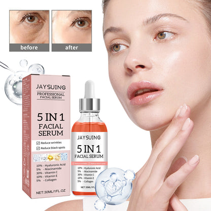5-in-1 Vitamin C Collagen Facial Serum – Anti-Ageing, Hydrating & Brightening Skincare