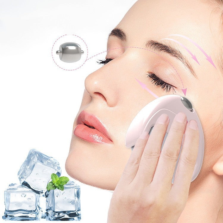 Heart-Shaped Ice Roller – Cooling Face & Eye Massager for Puffiness & Pore Care