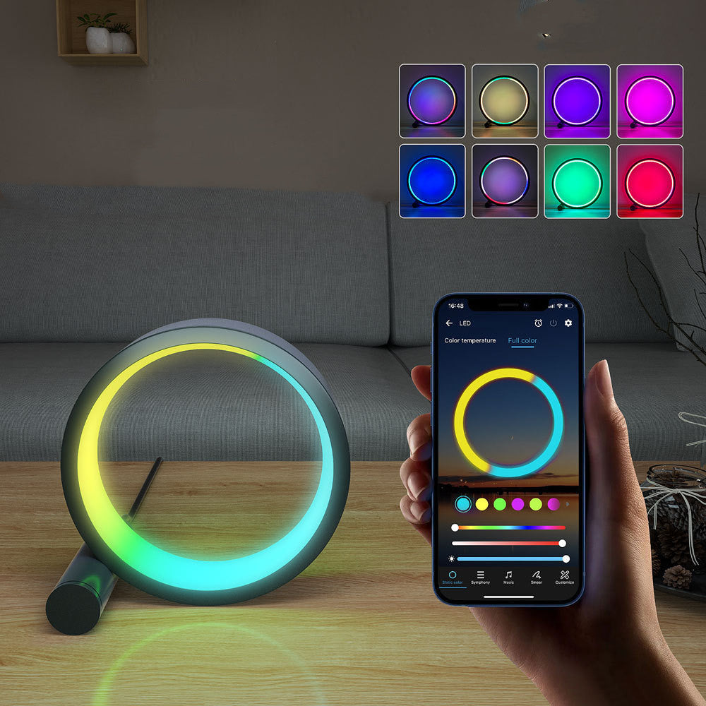 Smart LED Rhythm Night Light – APP & Music Sync Colour-Changing Atmosphere Lamp for Home & Parties