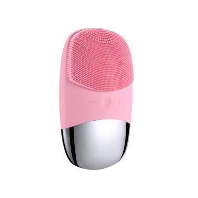 Mini Electric Silicone Face Cleansing Brush – Waterproof Sonic Facial Massager for Deep Pore Cleaning & Radiant Skin
