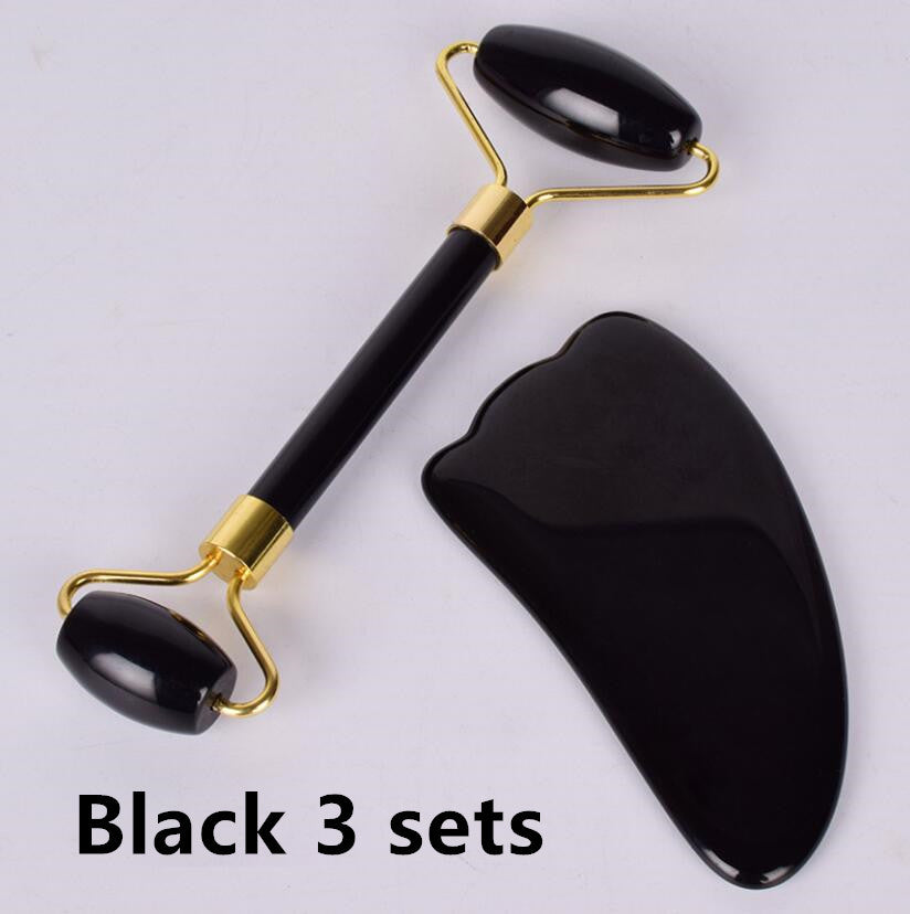 Jade Roller & Gua Sha Set – Natural Facial Massager for Anti-Ageing & Skin Glow