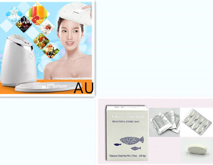 DIY Natural Face Mask Maker – Automatic Fruit & Collagen Facial Spa Machine for Home Skin Care