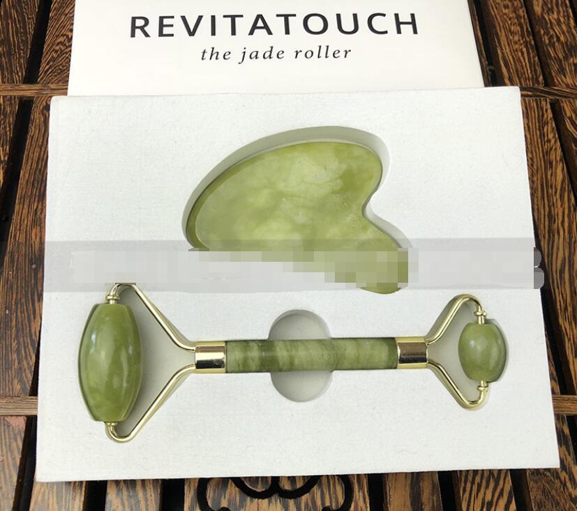 Jade Roller & Gua Sha Set – Natural Facial Massager for Anti-Ageing & Skin Glow