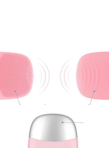 ✨ Mini Sonic Silicone Face Cleansing Brush – Deep Clean, Glow Everyday! ✨