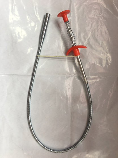 60cm Drain Unblocker Spring Tool – Hair & Pipe Cleaner for Kitchen & BathroomHair Remover