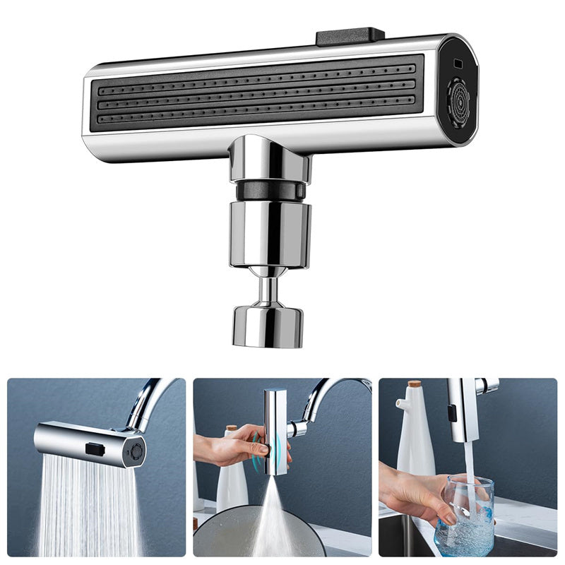 ✨ Universal 360° Rotating Kitchen Tap Nozzle – Multi-Mode Splash-Proof Waterfall Extension